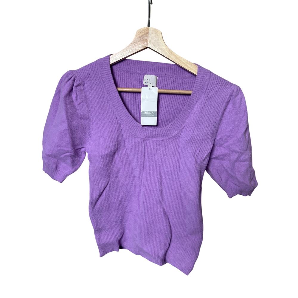 Dee Elly Lavender Women Purple Shirt Size Medium